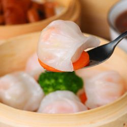 阿诺广式早餐包子广府点心面点生鲜半成品点心懒人食品水晶虾饺-240g*1 19元 - 86线报