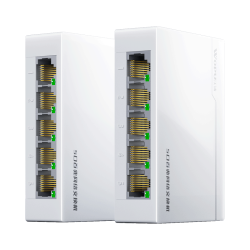 沃浦5口百兆网络交换机 15.98元，锐捷RG-ES105GD 15.98元 - 86线报