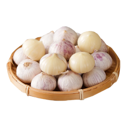 金乡大蒜紫皮独头蒜2.5-3cm500g新鲜大蒜头 9.9元 - 线报酷