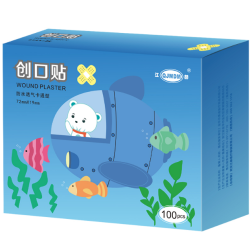 QJMDM透气卡通创口贴100片 6.9元 - 86线报