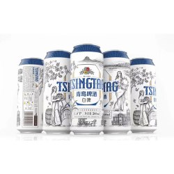 青岛啤酒白啤500ml*8罐 32.92元 - 86线报
