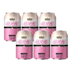 珠江啤酒低度甜酒果味啤酒330ml*6罐 19.9元 - 86线报