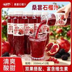 Hidolly桑葚石榴汁双口味果汁素含维生素350ml*6瓶 19.9元 - 86线报