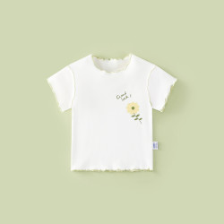 多嘻噜卡男女童短袖T恤夏季薄款纯棉t恤宝宝上衣 9.9元 - 线报酷