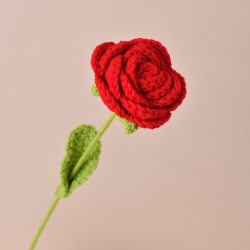 闻舒 Wenshu 闻舒 毛线钩织 巨无霸玫瑰花束 送女友闺蜜生日礼物 - 线报酷