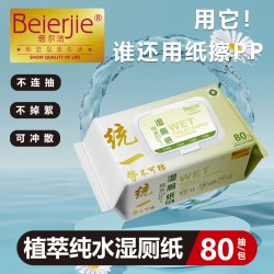 倍尔洁湿厕纸80抽/包 9.99元 - 86线报