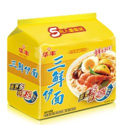 华丰 三鲜伊面 430g 5袋 京东此款目前活动售价8.49元 下单领取8-4元 - 86线报