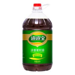 道道全浓香菜籽油4L*2桶非转基因物理压榨食用油 75.51元 - 86线报