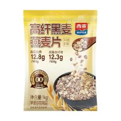 西麦高纤黑麦燕麦片1000g 10.9元 - 86线报