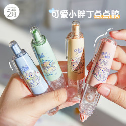 三年二班点点胶按动笔型双面胶4支4色 18.88元 - 线报酷