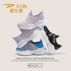 德尔惠女童鞋一脚蹬运动鞋2026新款夏季儿童潮透气网面男童跑步鞋 39.9元 - 线报酷