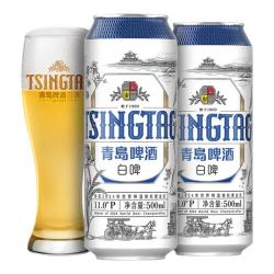 青岛啤酒全麦白啤500ml*12罐 57.6元 - 86线报