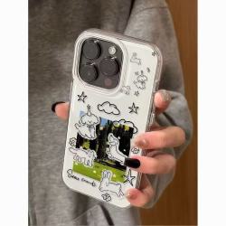 C草原线条小兔iPhone 17Pro Max手机壳 9.9元 - 86线报