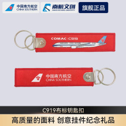 南航中国南方航空南航文创C919布标钥匙扣小挂件 4.9元 - 86线报