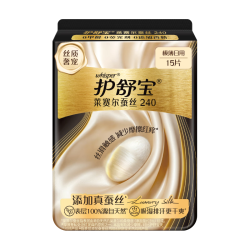 护舒宝莱赛尔蚕丝卫生巾240mm15片 33.35元 - 清风线报