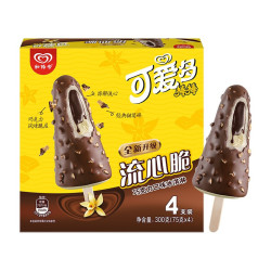 可爱多 Cutebaby 可爱多 流心脆 冰淇淋 巧克力口味 300g - 线报酷