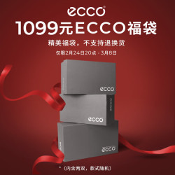 ecco男鞋限量福袋（内含2双鞋） 1099元 - 线报酷