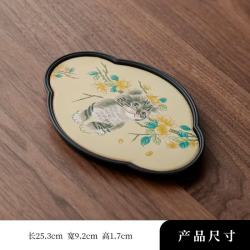 棠门国风萌趣猫咪陶瓷茶盘 18.36元 - 86线报