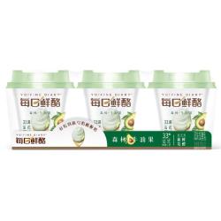 蒙牛每日鲜酪牛油果希腊酸奶低温酸奶100g*3杯 23.76元 - 86线报