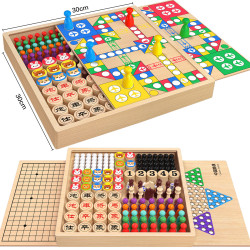 星星舟飞行棋玩具儿童跳棋五子棋类桌面游戏多功能棋盘游戏棋 4.4元 - 折送网