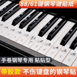 沃森纳米钢琴键盘贴纸88键61键54键儿童成人电子琴五线谱简谱按键贴粘贴款（手卷钢琴、橡胶材质/哑光琴键专用） 8.9元 - 线报酷