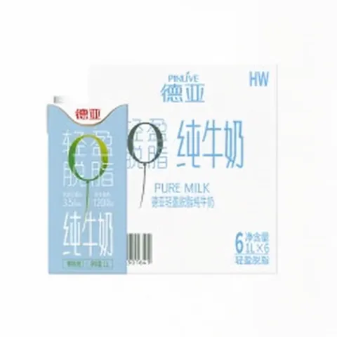 德亚进口纯牛奶1L*6盒整箱 39.9元 - 86线报