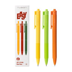 纽赛EASY中性笔按动软硅胶黑笔3支装NS564-3拍3件 9.75元 - 86线报