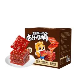 三只松鼠开袋即食肉脯卤香味301-500g包装 17.9元 - 86线报