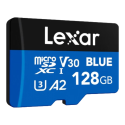 雷克沙128GB TF卡 V30A2读160MB/s 蓝色 134元 - 线报酷 雷克沙128GB TF卡 V30A2读160MB/s 蓝色 134元 - 线报酷
