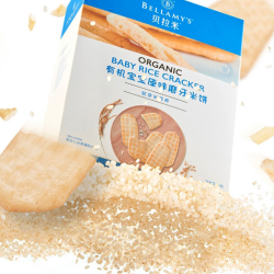 贝拉米 有机婴幼儿米饼原味38.4g 12袋 儿童磨牙棒高钙饼干宝宝零食易溶 - 86线报
