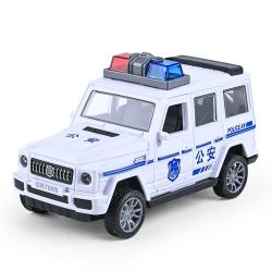 警车玩具模型白色公安车1个 9.9元 - 86线报
