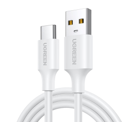 绿联快充苹果15充电线磨砂白Type-C USB-A PVC 3A 15.9元 - 86线报