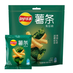 乐事薯条海苔味18g*5包 3.72元 - 86线报