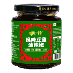 贵三红旗风味豆豉油辣椒248g/瓶 3.8元 - 美泡泡