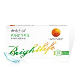 库博光学欧柯视半年抛1片装透明水凝胶官方正品进口近视隐形眼镜 19.9元 - 86线报