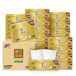 清风抽纸金装原木压花大号3层100抽*24包整箱(190mm*132mm) 71.71元 - 线报酷 清风抽纸金装原木压花大号3层100抽*24包整箱(190mm*132mm) 71.71元 - 线报酷