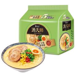 康师傅汤大师日式叉烧豚骨面五连包110g*5 9.9元 - 86线报