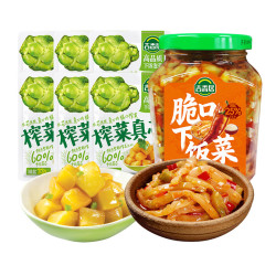 吉香居脆口下饭菜345g*1+25g*6 10.9元 - 86线报