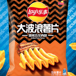乐事大波浪薯片碳烤五花肉味135g 4.52元 - 86线报