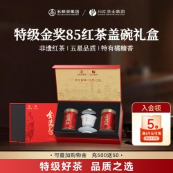 林湖川红工夫金奖85特级红茶橘糖香浓香型茶叶脸谱礼盒250g赠茶水 60.97元 - 86线报