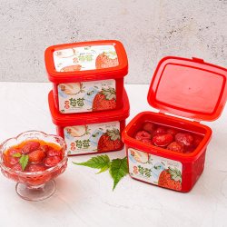 恬嘉果业丹东冰点草莓红颜草莓新鲜99奶油草莓罐头零添加冰冻草莓400g1盒装常规红盒款 11.9元 - 86线报