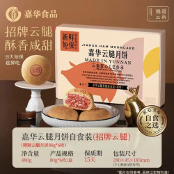 嘉华食品 招牌云腿月饼6枚装 480g 天猫精选此款售价67.02元 - 美泡泡