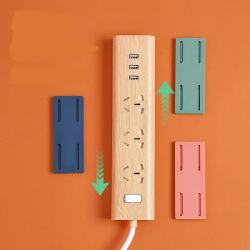 一哲家用无痕壁挂式排插固定器4只装 5.9元 - 86线报