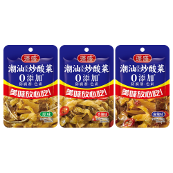 蓬盛炒酸菜即食潮汕咸菜榨菜香辣下饭菜独立包装小菜 9.2元 - 86线报