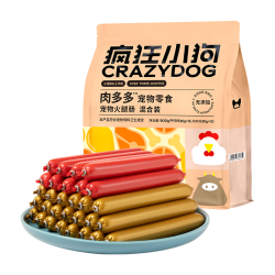 疯狂小狗猫狗零食混合口味火腿肠900g 11.93元 - 86线报