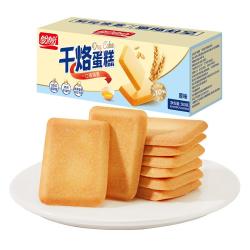 盼盼干烙蛋糕鸡蛋酥脆饼干早餐代餐零食小吃休闲食品充饥夜宵整箱 干烙蛋糕500g-原味 12.9元 - 美泡泡