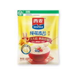 西麦桶装快煮纯燕麦片1000g无加蔗糖原味营养粗粮代早餐老人麦片 15.68元 - 86线报