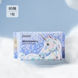 嫚熙独角兽绵柔巾80抽*1包 9.9元 - 86线报