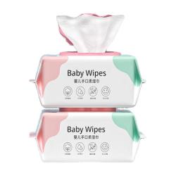 超亚婴童湿巾EDL纯水清洁湿纸巾便携湿巾口手婴儿童手口湿巾80抽3包 9.9元 - 86线报