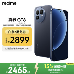 真我GT8 5G手机12GB+256GB纳维 2889元 - 86线报